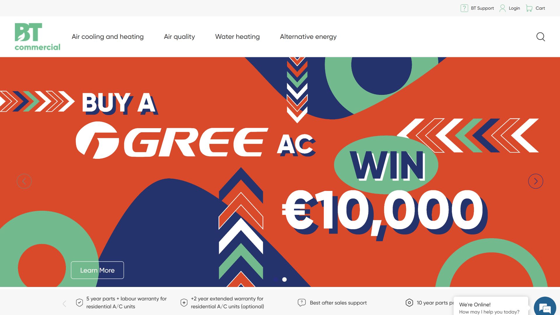 BT Commercial Website