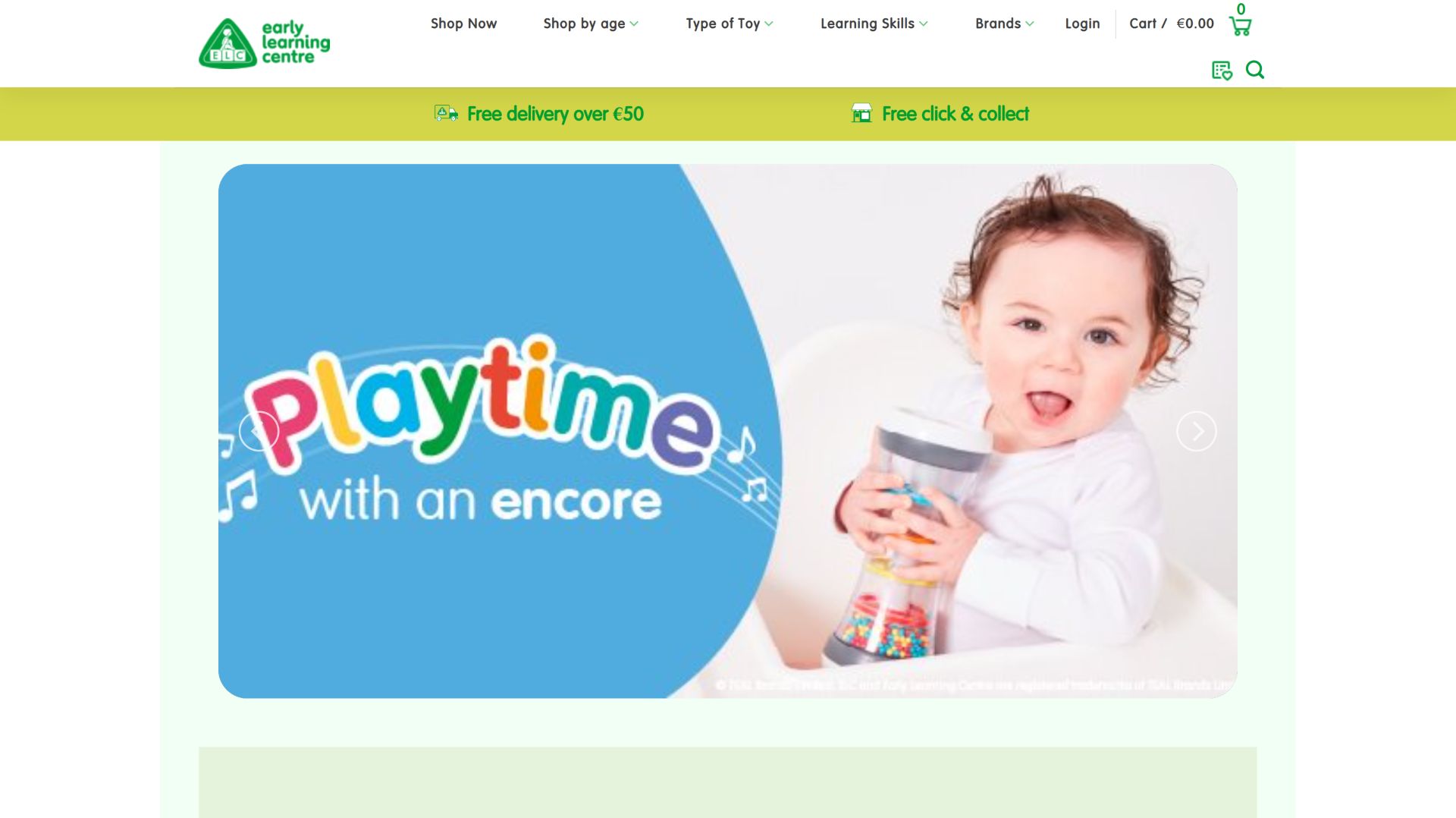 ELC Toys Malta Website