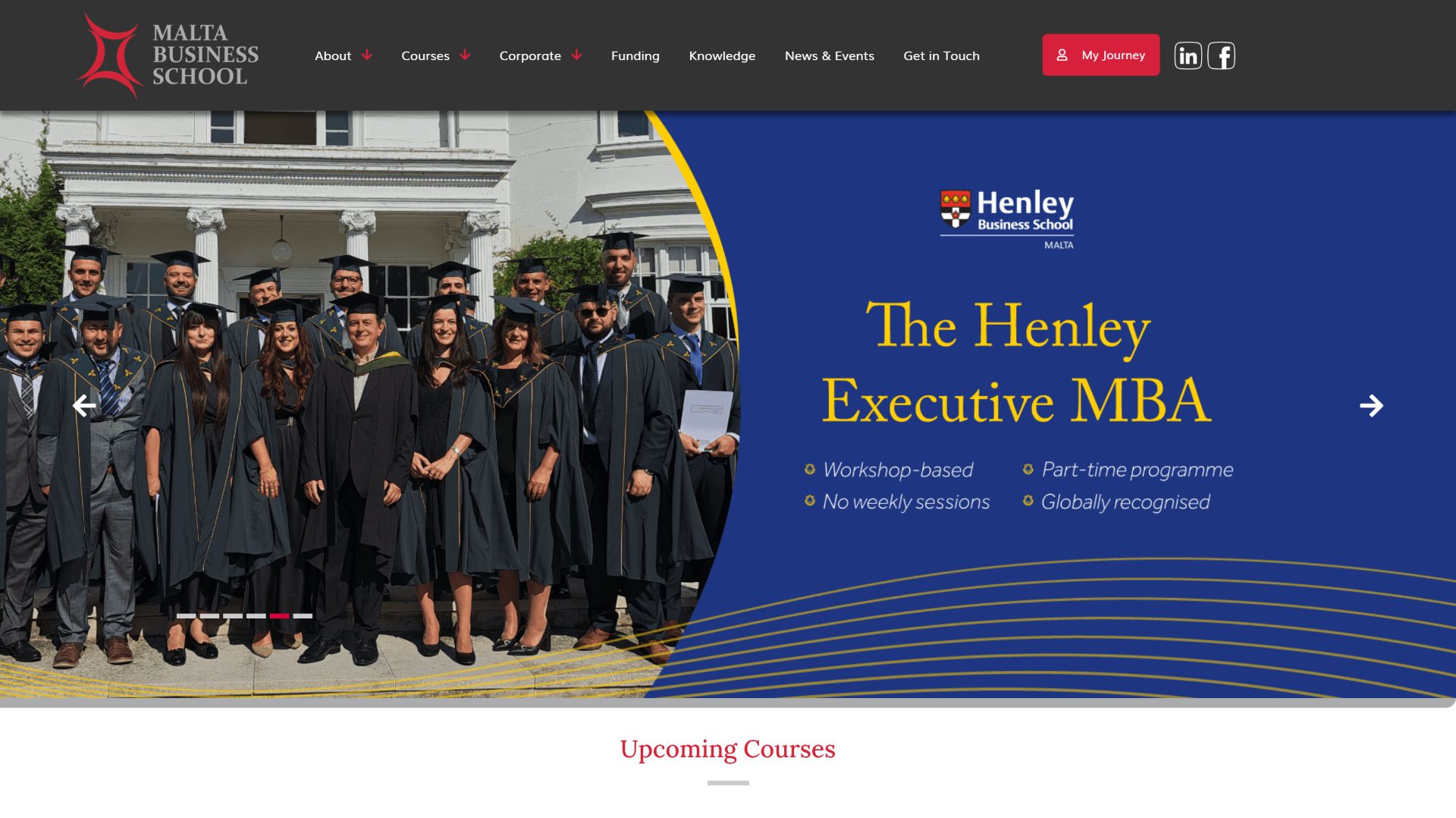 Malta Business School Website