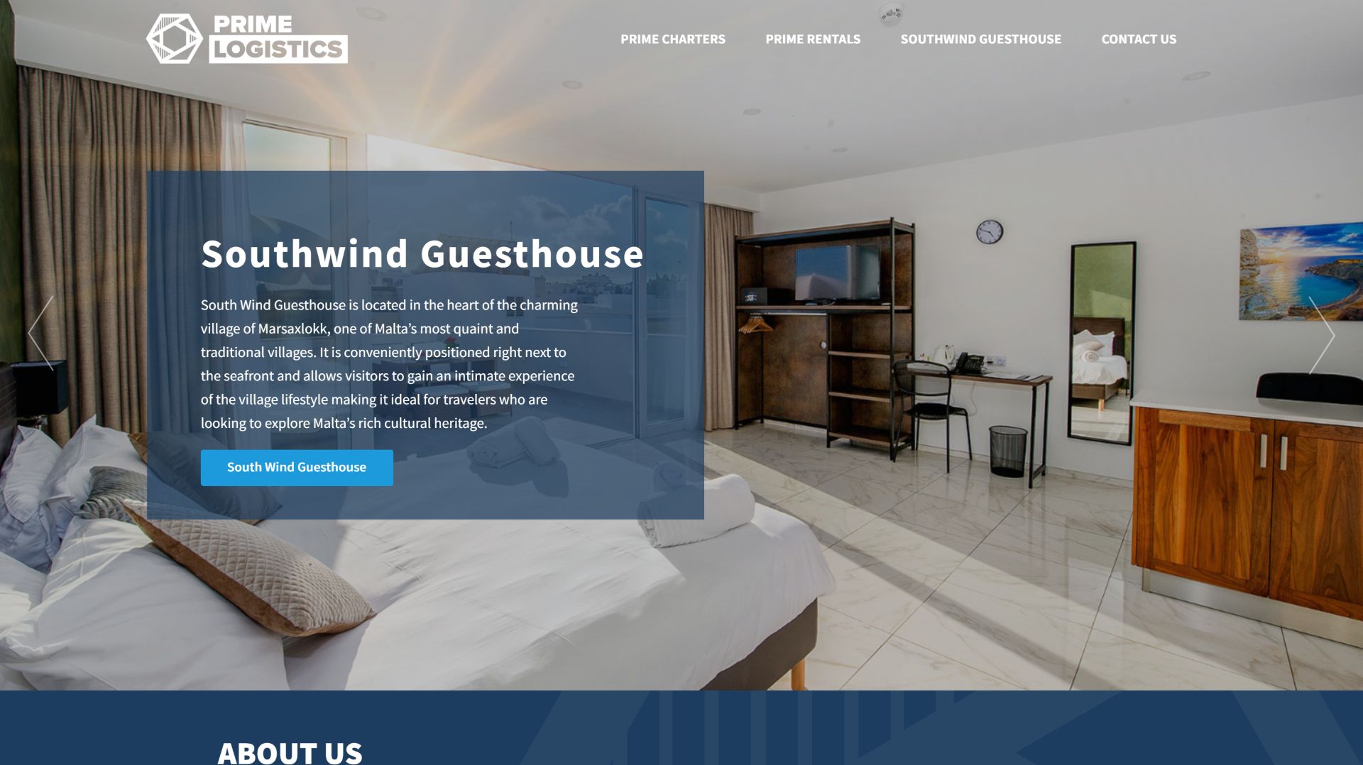 Prime Logistics Website
