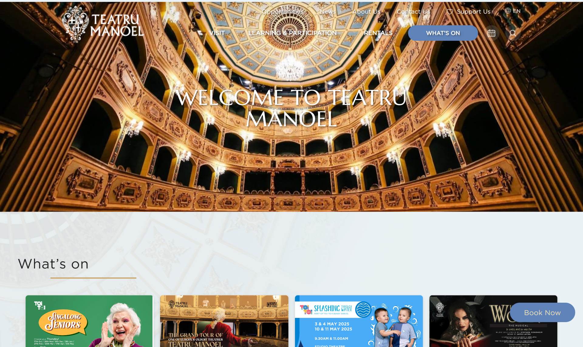 Teatru Manoel Website